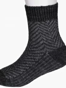 Детские полушерстяные носки RuSocks (Орудьевский трикотаж), Д-382, ЧЕРНЫЕ, рис. 0