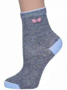Детские носки LORENZline, Л105, СЕРО-ГОЛУБЫЕ