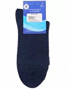 Женские полушерстяные носки LORENZline, В28, СИНИЕ