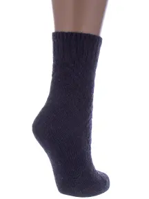 Женские полушерстяные носки RuSocks (Орудьевский трикотаж) ТЕМНО-СИНИЕ (Ж3-38847)