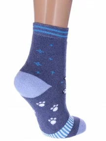 Комплект из 2 пар детских махровых носков «Красная ветка», 2-С-625М, ДЖИНСОВЫЕ