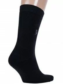 Комплект из 3 пар мужских махровых носков Гамма, 3-СММ, С513, ЧЕРНЫЕ