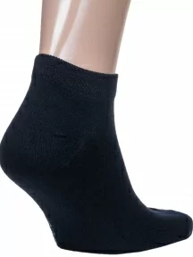 Короткие бамбуковые носки Grinston socks (PINGONS), 15D33, ЧЕРНЫЕ