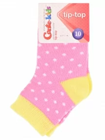 Детские носки Conte kids, 5С-11СП, рис. 214, МАЛЬВА С ЖЕЛТЫМ