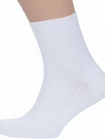 Мужские медицинские носки Dr. Feet (PINGONS), 16DF1, БЕЛЫЕ