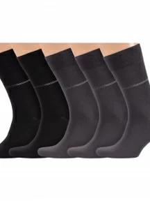 Комплект из 5 пар мужских носков RuSocks (Орудьевский трикотаж), 5-М-216, микс 1