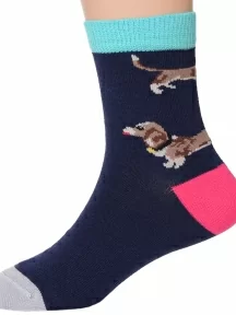 Детские носки RuSocks (Орудьевский трикотаж), Д-31353, рис. 10, ТЕМНО-СИНИЕ