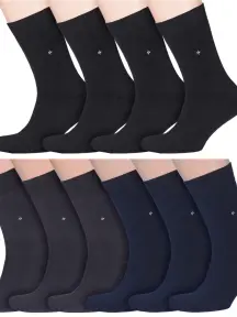 Комплект из 10 пар мужских махровых носков RuSocks (Орудьевский трикотаж) микс 1 (10-М-188)