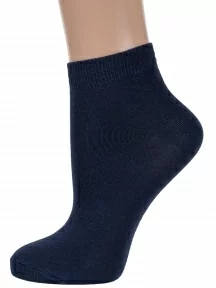 Детские короткие носки ХОХ, d-1229, ТЕМНО-СИНИЕ