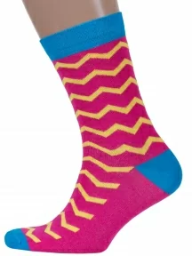 Носки unisex ХОХ FANTASY, XF-22, РОЗОВЫЕ