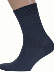 Комплект из 3 пар мужских носков Брестские (БЧК) из 100% хлопка, 3-14С2220, рис. 055, ТЕМНО-СЕРЫЕ