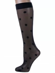 Женские гольфы Conte, 21С-148СП PARADISE, Nero, черные