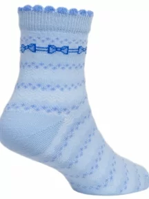 Комплект из 5 пар детских носков LORENZLine, 5-Л23, ГОЛУБЫЕ
