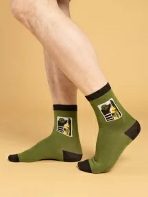 Мужские носки Oemen, PM464, рис. 464 ХАКИ