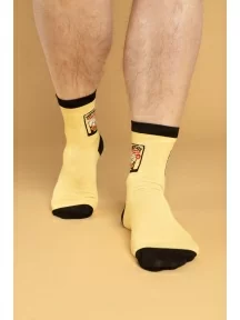 Мужские носки Oemen, PM459, рис. 459 ЖЕЛТЫЕ