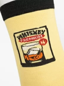 Мужские носки Oemen, PM459, рис. 459 ЖЕЛТЫЕ