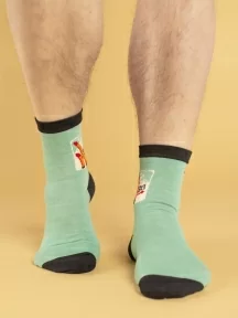 Мужские носки Oemen, PM460, рис. 460 ЗЕЛЕНЫЕ