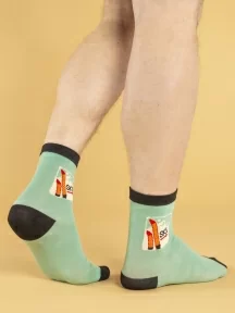 Мужские носки Oemen, PM460, рис. 460 ЗЕЛЕНЫЕ