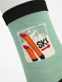 Мужские носки Oemen, PM460, рис. 460 ЗЕЛЕНЫЕ