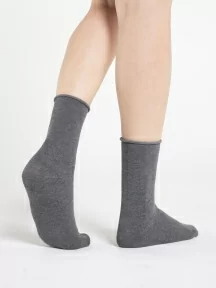 Женские носки с медицинской резинкой Oemen, FD-5, СВЕТЛО-СЕРЫЕ