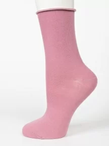 Женские носки с медицинской резинкой Oemen, FD-5, ТЕМНО-РОЗОВЫЕ