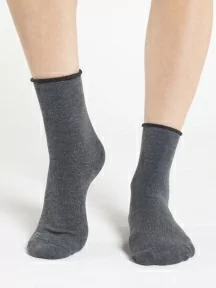 Женские носки с медицинской резинкой Oemen, FD-5, ТЕМНО-СЕРЫЕ