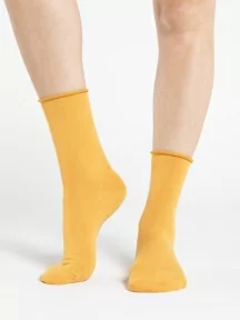 Женские носки с медицинской резинкой Oemen, FD-5, ГОРЧИЧНЫЕ