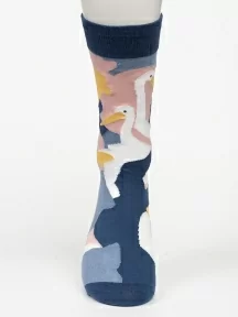 Унисекс носки Oemen, PM393, рис. 393 "Лебеди абстракция"