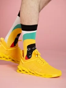 Унисекс носки Oemen, PW712, рис. 712 "Абстракция"