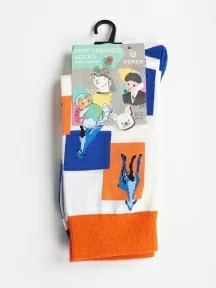 Унисекс носки Oemen, PM397, рис. 397 "Собаки абстракция"