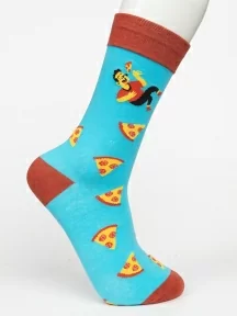 Унисекс носки Oemen, PM399, рис. 399 "Пицца"