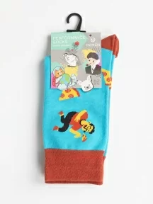 Унисекс носки Oemen, PM399, рис. 399 "Пицца"