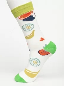 Унисекс носки Oemen, PM398, рис. 398 "Фрукты"