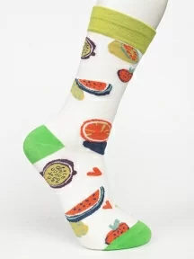 Унисекс носки Oemen, PM398, рис. 398 "Фрукты"