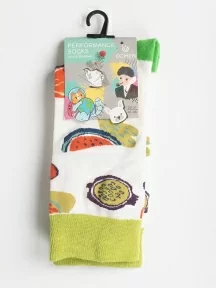 Унисекс носки Oemen, PM398, рис. 398 "Фрукты"