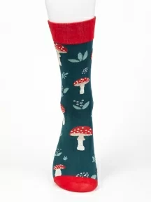 Унисекс носки Oemen, PM395, рис. 395 "Мухоморы"