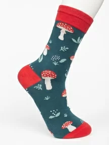 Унисекс носки Oemen, PM395, рис. 395 "Мухоморы"