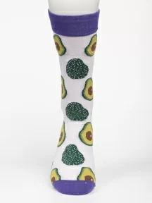 Унисекс носки Oemen, PW711, рис. 711 "Авокадо"