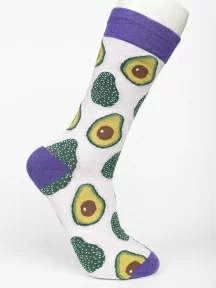 Унисекс носки Oemen, PW711, рис. 711 "Авокадо"