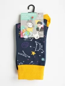 Унисекс носки Oemen, PM391, рис. 391 "Созвездия"