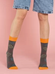 Унисекс носки Oemen, PM410, рис. 410 "Кассеты из 90-х"