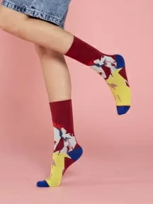 Унисекс носки Oemen, PM405, рис. 405 "Лев Толстой"