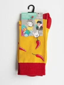 Унисекс носки Oemen, PM396, рис. 396 "Перчики чили"