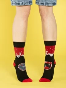 Унисекс носки Oemen, PM409, рис. 409 "Космонавт на орбите"