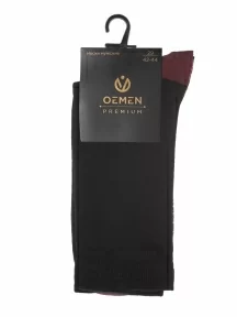 Мужские носки Oemen, PM495-1, БОРДОВЫЕ