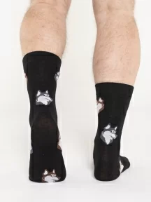 Мужские носки Oemen, PM248, рис. 248 ЧЕРНЫЕ