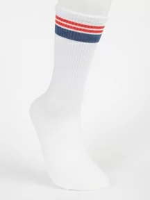 Мужские спортивные носки Oemen, PM485, БЕЛО-СИНИЕ