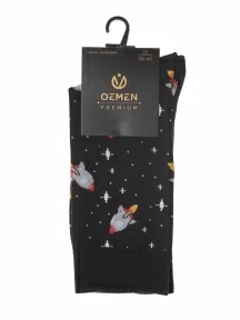 Мужские носки Oemen, PM156, рис. 156 ЧЕРНЫЕ