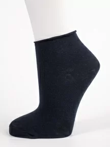 Женские носки без резинки Oemen, PW881-1, СИНИЕ