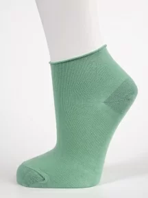 Женские носки без резинки Oemen, PW881-2, ЗЕЛЕНЫЕ